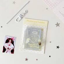 Album ảnh chân dung hoạt hình trong suốt cỡ lớn 2 inch, sổ đựng ảnh thẻ học sinh mini, phụ kiện trang trí túi xách cho bé gái, hộp đựng đồ dễ thương. - nhiều màu - Xem 11