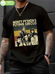 Men T-Shirts - 黑色 - 查看 7