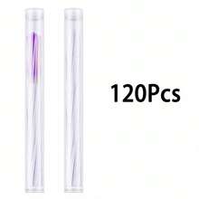 120 chiếc Dây vệ sinh tai để xỏ khuyên tai, loại bỏ bụi bẩn, khử mùi và chống tắc nghẽn, Túi, Hộp đựng, Lưu trữ - trắng - Xem 15