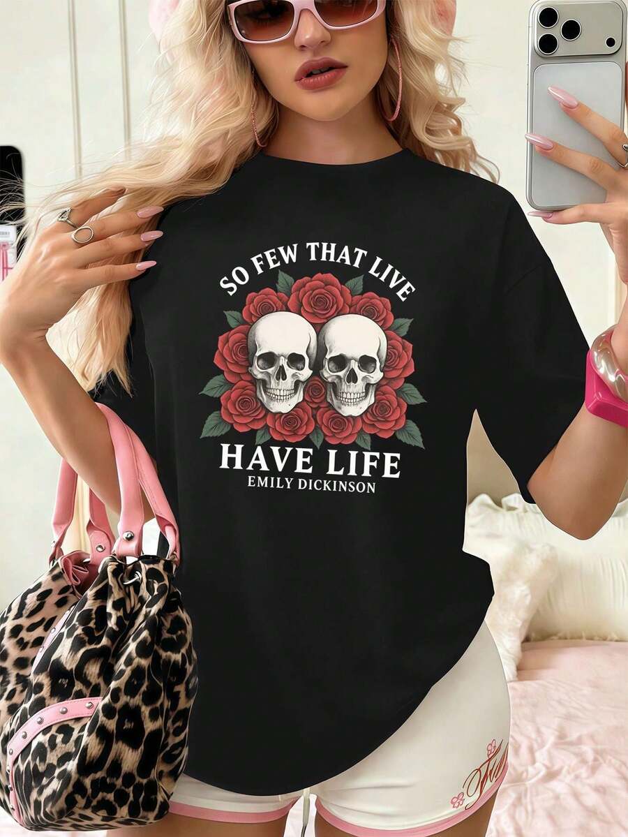 Women T-Shirts - Black - View 1