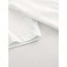 Camiseta Blanca de Mujer% Algodón de Corte Holgado con Estampado Gráfico de Pepinillos y Frascos de Pepinillos - Transpirable, Cuello Redondo, Manga Corta, para Uso Casual de Verano, Lavable aáquina, Camiseta Cómoda para el Día a Día |   Camiseta cómoda - Blanco - Ver 4