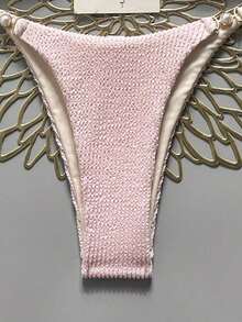 Traje de baño de primavera/verano 2026 de ambiente magnífico para aguas termales, bikini sexy de mujer con atar al cuello, ropa de playa y resort - Multicolor - Ver 5