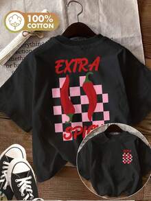 Dam-T-shirts - Svart - Visa 7