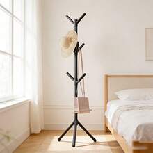 6/9 Piezas Perchero de pared minimalista, Estilo de rama de árbol Perchero independiente para ropa y sombreros, Fácil de usar Colgador independiente - Estante de almacenamiento portátil de alta estabilidad, Altura ajustable, Material de plástico, Diseño de ramificación elegante y práctico, Adecuado para el almacenamiento de ropa en el dormitorio, Adecuado para el hogar, dormitorio, dormitorio y vestíbulo | Estilo moderno. Adecuado para colgar ropa, sombreros y bolsos, sala de estar, dormitorio, oficina en casa - Multicolor - Ver 16