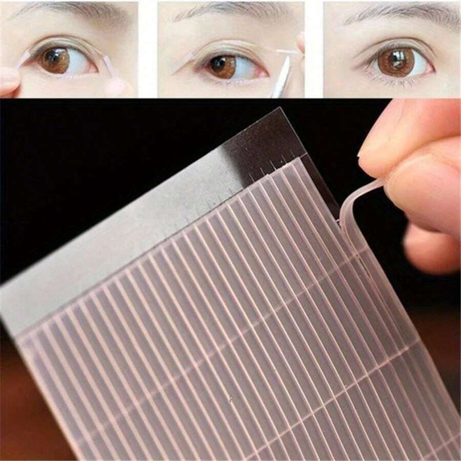 520 miếng băng dán mí mắt hai mặt trong suốt, vô hình, không đường nối, không phản chiếu, chống thấm nước, chống mồ hôi, bền lâu, không bong tróc, siêu mỏng, thoáng khí cho mắt sụp mí, dụng cụ trang điểm nâng mí mắt cho người mới bắt đầu. - Nhiều màu - Xem 1