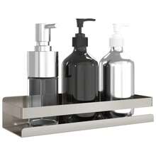 vidaXL Shower Shelf 11.8"X3.9"X2.4" Brushed 304 Stainless Steel - 銀色 - 查看 3