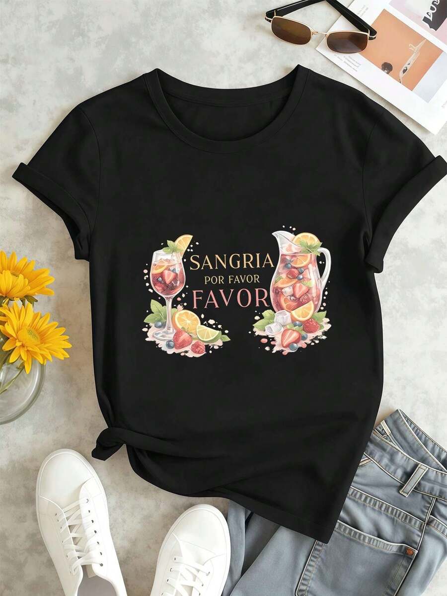 Women T-Shirts - Black - View 1