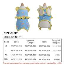 1pc Dog Bikini Swimwear, UV Protection & Cooling Pet Clothes For Summer, Cute Ruffle Design For Poodle & Small Dogs Outdoor Water Beach Accessory - Blue - View 9