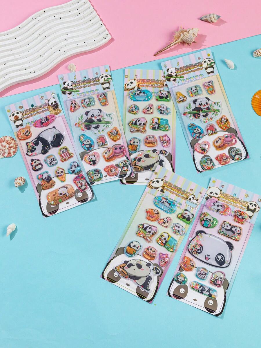 Colorful 3D Epoxy Resin Stickers - Solid Stickers - Theme, Exquisite Appearance, Strong Three-Dimensionality, Waterproof Self-Adhesive Decorative Stickers, Comfortable Touch, Rich Decorative Atmosphere, Suitable For DIY Decoration, Toys, Manuals, Diaries, Notebooks, Laptops, Phone Cases, Etc. - Multiple Colors Available [Style/Packaging Random] - View 1