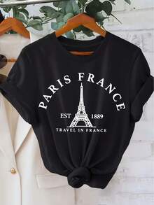 Women T-Shirts - Black - View 1