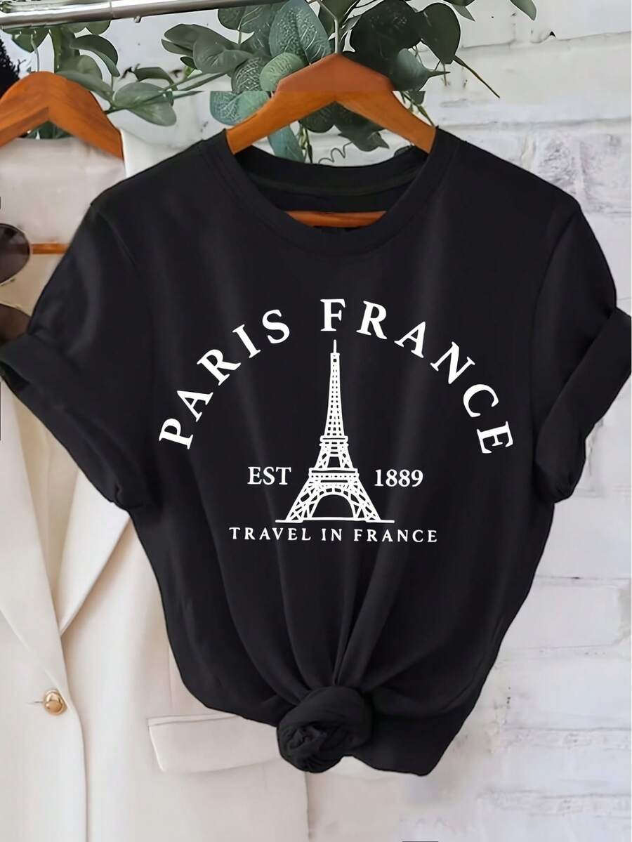 Women T-Shirts - Black - View 1