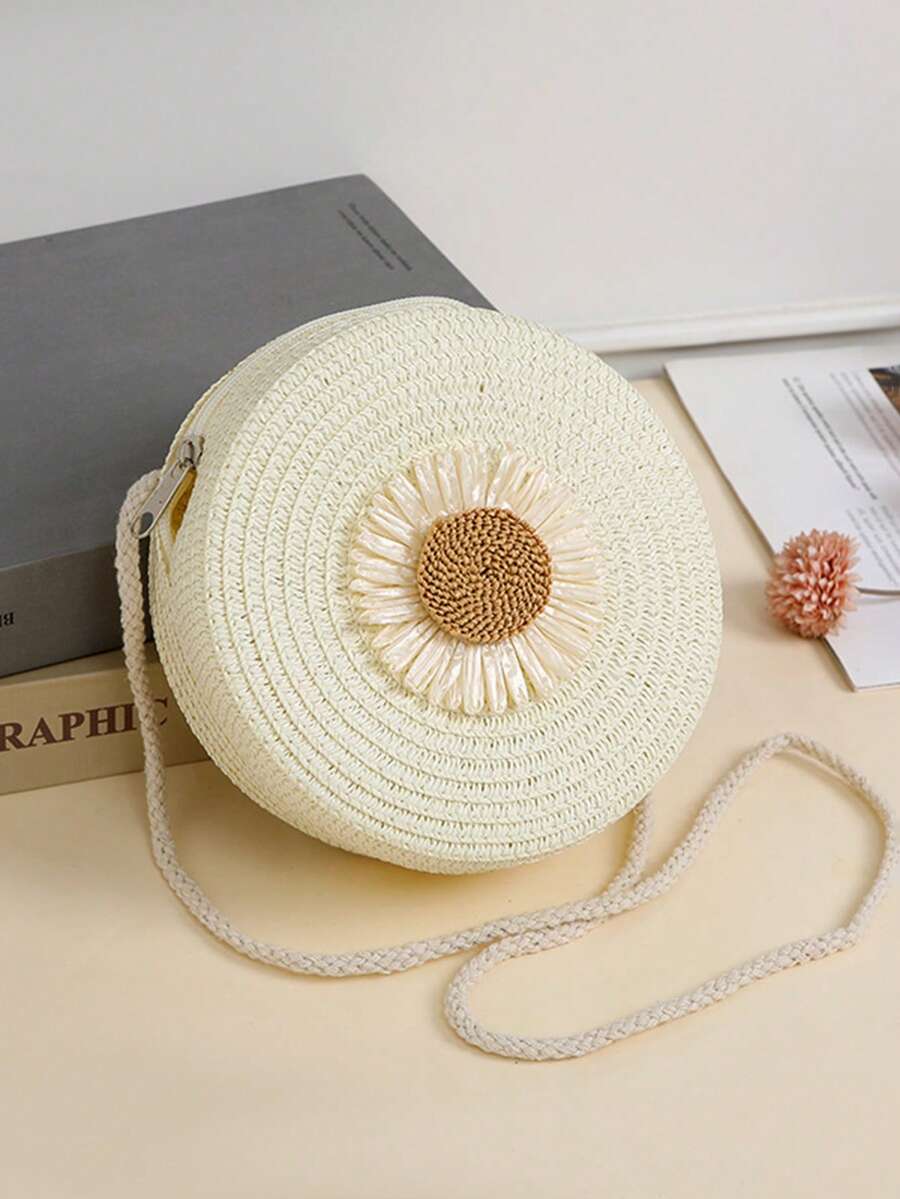 1 pieza Bolso bandolera mini monedero para niñas - Blanco - Ver 1