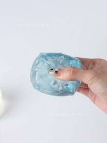 1pc Transparent Cheese Squishy Toy (Please Check Size Chart Before Ordering, Contains Important Information) - Adult Sensory Stress Relief Toy, Suitable For Office Relaxation/Party Interaction, Creative Squeeze Stress Relief Toy - Multicolor - View 8