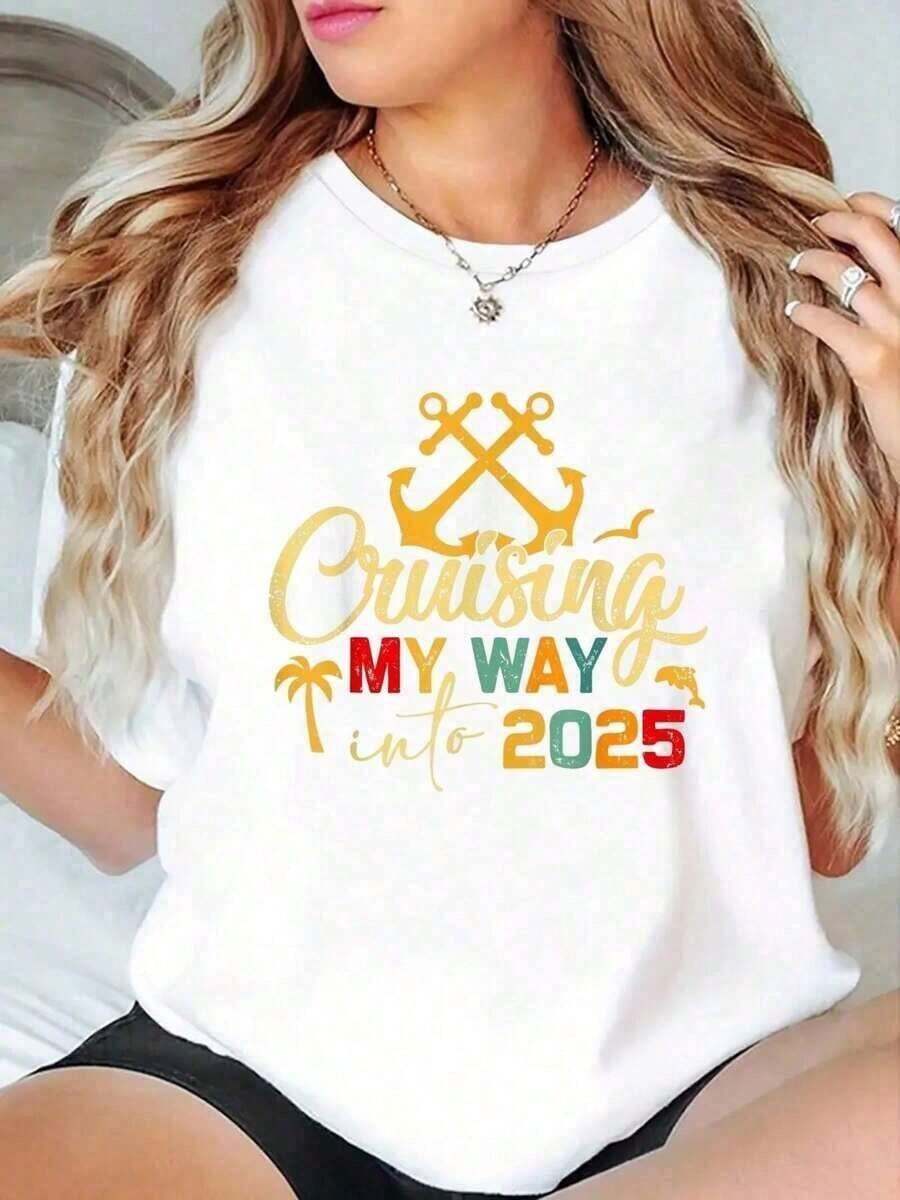 Camiseta de algodón 100% con estampado de frutas tropicales y limones, lazo coqueta, estilo veraniego para mujer. Camiseta estampada de manga corta y cuello redondo para mujer. | Suave y Elástica, Casual y para Gimnasio, Esencial para el Día del Jugador y San Valentín - Camiseta Unisex de Manga Corta y Cuello Redondo de Algodón Suelto Estilo Vintage Urbano. - Blanco - Ver 1