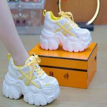 Women Chunky Shoes - Silver - View 8