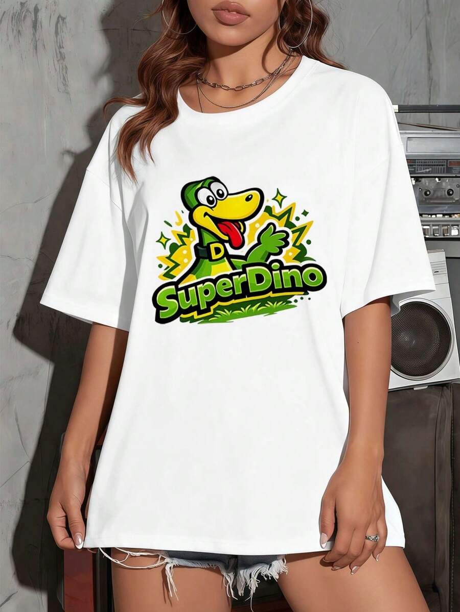 Dam-T-shirts - Vitt - Visa 1