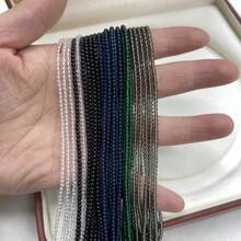 5 Strands 2mm 3mm Stone Beads Spinels Crystal Glass Round Loose Spacer Beads For Jewelry Making DIY Bracelet Necklace Handicrafts Accessories - 5strings - View 12