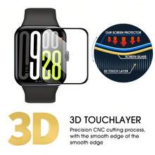 3pcs High-Quality Composite Material Screen Protector, Compatible With Xiaomi Watch6/5 Active/5 Lite - Fashionable Design, 3D Curved Edge Full Coverage, Smooth Surface, (Non-Glass), Ideal Choice For Tech Enthusiasts. - 3pcs for 5 Active - View 6