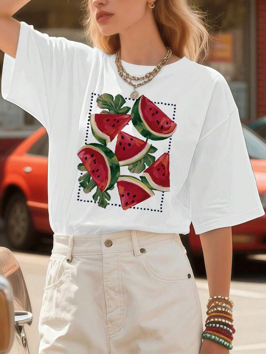 Women T-Shirts - White - View 1