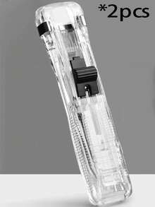 1pc Stapler & 50pcs Replacement Staple Back To School,Back To School,School Supplies - Clear - View 6