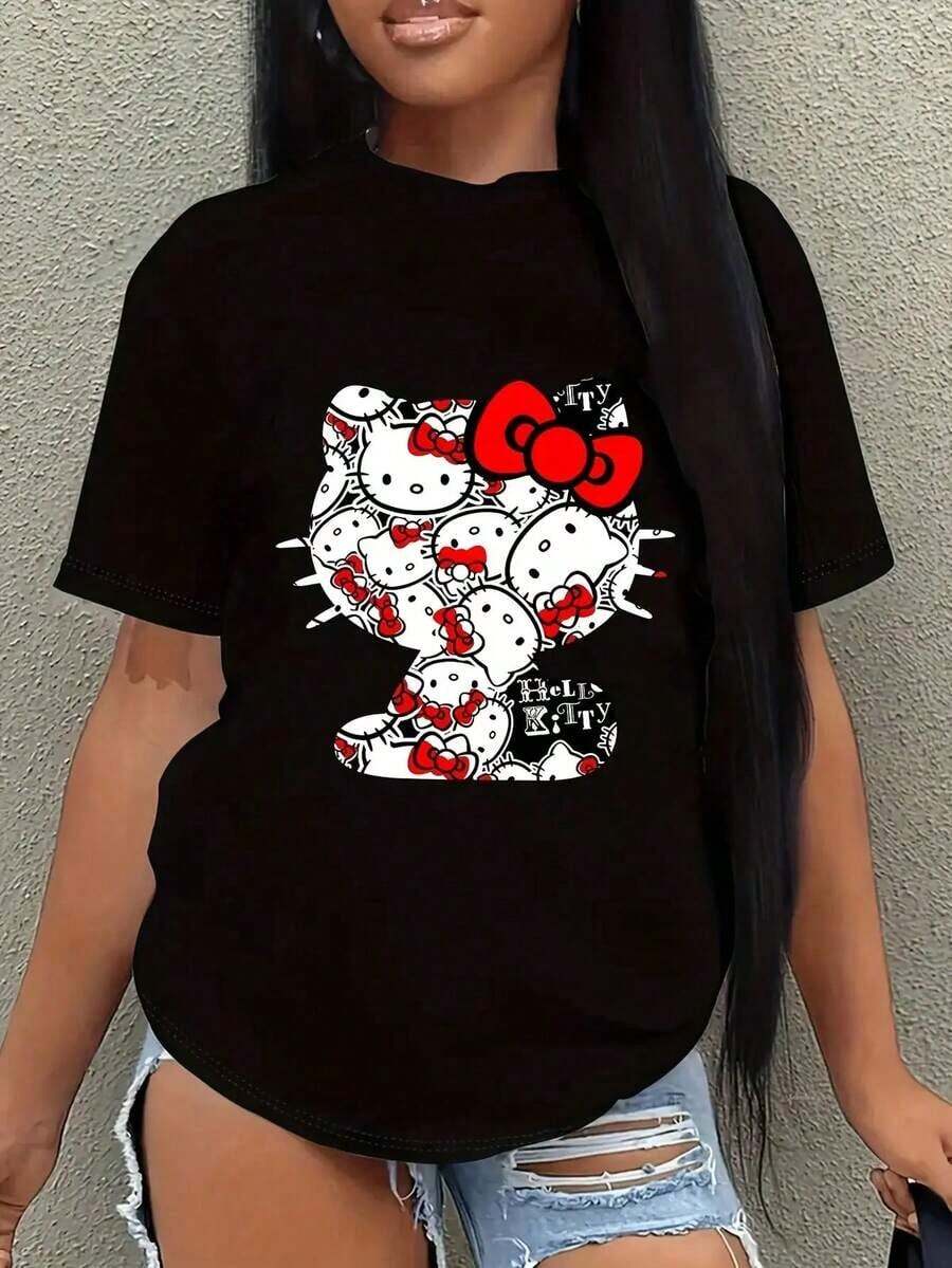 Women T-Shirts - Black - View 1