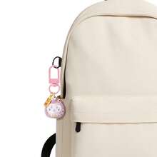 Japanese Cartoon Lucky Cat Water Sound Bell Pendant, Copper Dreamy Water Sound Fashion Backpack Bell Decoration, Party Keychain Gift Bag - A - View 4