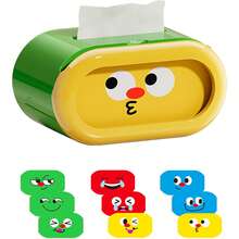 Kids Tissue Box Cover, Adorable Adjustable Expression Tissue Box For Children– Spring Supported Fun For Any Mood - Multicolor - View 9