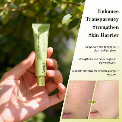 Vitamin C Brightening Serum 30ml 1pc Whiten And Brighten Dull Skin Improve Uneven Skin Tone Fade Spots And Wrinkles Soothe And Repair Glutathione Deeply Nourishing And Moisturizing For All Skin Types Morning And Evening Use Glass Skin