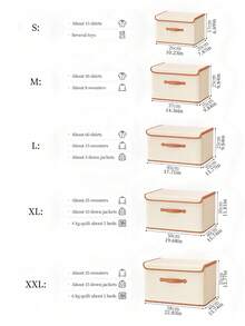 1 Caja de almacenamiento de ropa beige, Caja de almacenamiento plegable, Caja de almacenamiento divisora de armario, Caja de almacenamiento de ropa interior, Caja de almacenamiento con tapa, Caja de almacenamiento de gran capacidad, Decoraciones, Decoraciones navideñas, Decoraciones de habitación, Decoraciones para el hogar, Decoraciones de dormitorio, Vestidos de primavera para mujer, Ropa de primavera para mujer, Primavera, Atuendos de primavera, Estilo sencillo, Verano - Beis - Ver 3