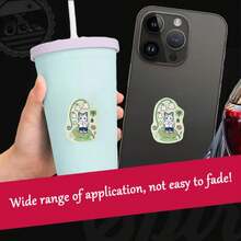 Stickers Made From Vinyl, Drawing Inspiration From The Forest Family! Durable And Water-Resistant, Perfect For Laptops, Notebooks, Mobile Devices, Planners, And Water Bottles School Supplies - Star Film - View 3