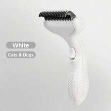 1pc Cat Deshedding Brush, Suitable For Dogs And Cats Undercoat Brush - Deshedding Brush And Grooming Brush - Suitable For Long And Short Haired Pets Dogs And Cats - Detangling Brush For Matted Hair, Suitable For Cats, Puppies, Rabbits, Horses - Multicolor - View 12
