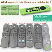 矽膠遙控器保護套 適用於 Fire TV Stick 4K Max/Insignia/Pioneer/Omni 系列 Fire TV Alexa 語音遙控器 強化版 - YMX4D-QB - 查看 4
