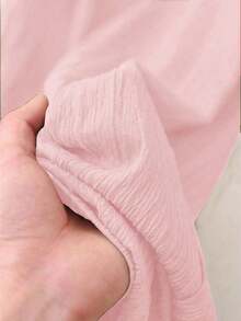 Camisa minimalista casual para mujer, adecuada para el verano - Rosa - Ver 4
