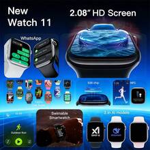 Microwear WATCH 11X Smart Watch, Supports Bluetooth Calling, Message Reminder, NFC Access, Sports Guidance, 3ATM Waterproof For Swimming, 2.08" HD Large Screen AI Watch, Compatible With IOS/Android - Pink - View 4