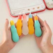 4pcs Large Capacity Water Brush Pens, Reusable Water Painting Brush For Water Painting Book, Suitable For Early Education, Parent-Child Painting, Water Painting Book Reuse, Painting (Random Color) - Water Brush - View 1