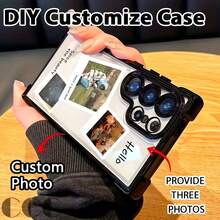 Customized Shock-Proof Electroplated Phone Case, Personalized Phone Case, Customized Photo TPU Protective Case, Heart-Shaped Phone Case, Font Phone Case, Compatible With IPhone17/17ProMax/17air/17Pro/16/16e/16Plus/16Pro/16ProMax/15/15Plus/15Pro/15ProMax/14/14Plus/14Pro/14ProMax/13/13Pro/13ProMax/12/12Pro/12ProMax/11/11Pro/11ProMax / S25Ultra S24Ultra / - Black - View 3