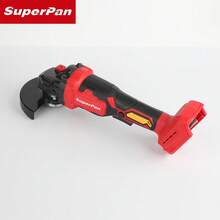 無刷角磨機 18V 鋰電池充電式切割機，家用與工業級拋光機，工地金屬除鏽多功能拋光機（裸機，不含電池） - 紅色 - 查看 8
