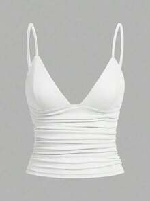 Set de 3 camisetas de mujer con lunares blancos y negros y encaje - Multicolor 6 - Ver 5