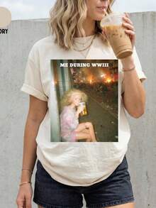 Women T-Shirts - White - View 6