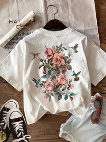 Women T-Shirts - White - View 2