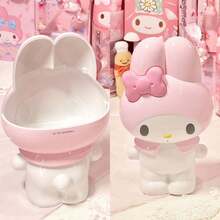 SANRIO 三丽鸥Hello Kitty笔筒，Melody化妆刷收纳桶，桌面整理摆件礼品 - 查看 4