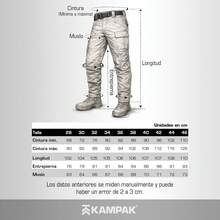KAMPAK PAAV Tactical Pants Windproof Multipurpose With Compartments - Khaki - View 7