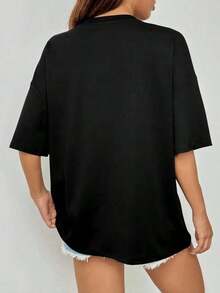 Women T-Shirts - Black - View 2