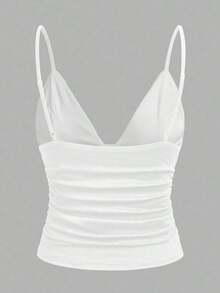 Set de 3 camisetas de mujer con lunares blancos y negros y encaje - Multicolor 7 - Ver 4