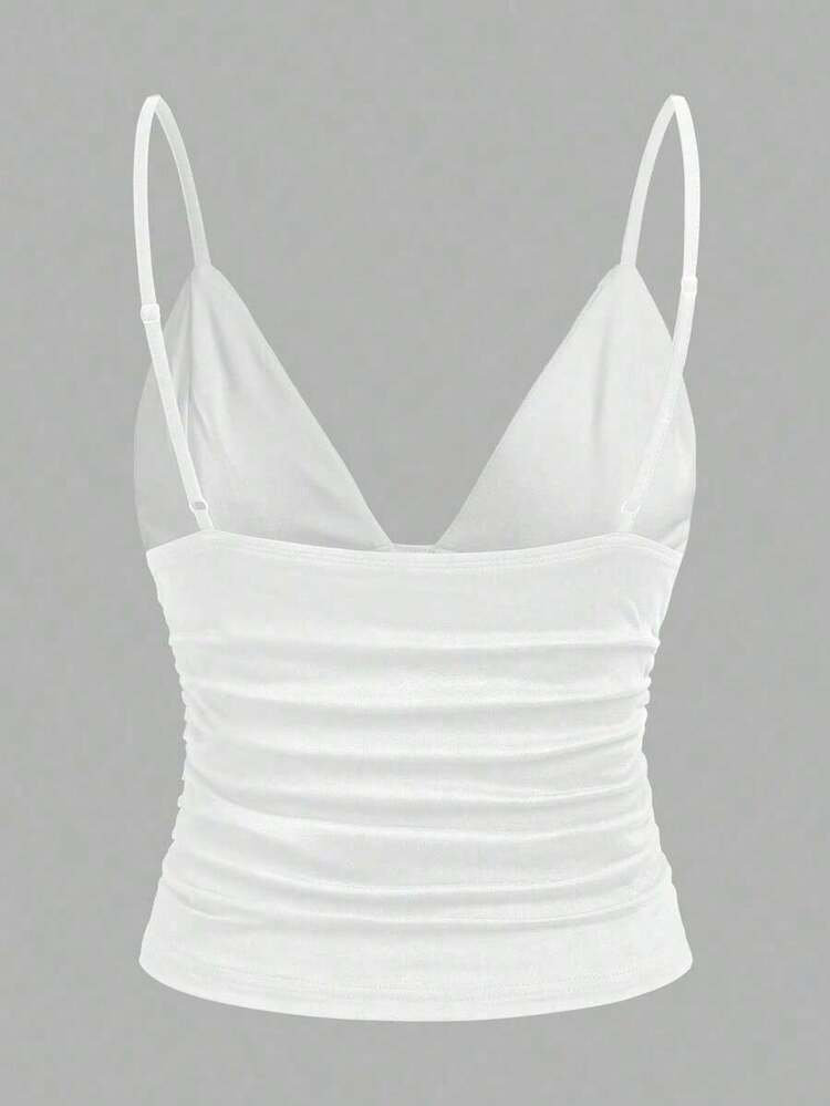 Set de 3 camisetas de mujer con lunares blancos y negros y encaje - Multicolor 7 - Añade 4