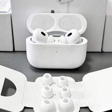New Audifonos Bluetooth Pods 2 Wireless Earbuds, Classic Open-Ear HiFi Stereo Earbuds, Bluetooth 5. 4 Semi-In-Ear Earbuds With ENC Clear Call Mic, IPX5 Sweatproof, 42H Playtime LED Battery Indicator, Touch Sensor Controls, Lightweight Fit For Daily Commute, Office, Relaxation & Casual Use, White TLKK - 查看 2