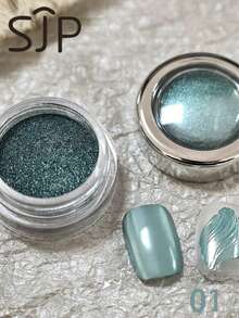 1/6 Buah Set Bubuk Kuku Cermin Bintang Laut Biru, Bubuk Kuku Cermin, Hiasan Seni Kuku DIY, Cocok Untuk Pemula Seni Kuku Dan Alat Kuku - MultiWarna - View 18
