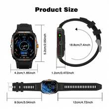 Smart Watch, Wireless Calling /Dial, Multi -Sport Mode, Calling Reminder And Rejection,Information Reminder,SMS Reminder,For IPhone/Andriod - Multicolor - View 6