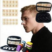1pc/3pcs/5pcs Mini Magnetic Anti-Snoring Device, A Simple Physical Therapy Solution To Help Reduce Snoring And Improve Sleep Quality Without Surgery Or CPAP. This Compact Magnetic Snoring Stopper Is A Practical Choice For Anyone Seeking A Simple Method To Alleviate Snoring And Get Better Sleep. - Multicolor - View 8