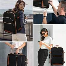 NEWHEY 40L Travel Backpack, Airline-Approved Carry-On, Includes 3 Packing Cubes, TSA Overnight Bag, Waterproof Personal Item Bag, Weekend Essentials Backpack, Suitable For 17-Inch Laptop - Multicolor - View 6